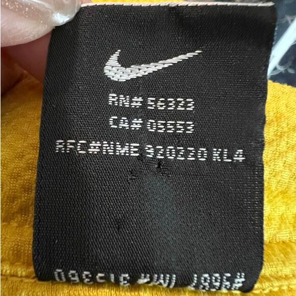 Nike Golf Sphere Dry Men's Long Sleeve Polo in Yellow Size XL - Picture 6 of 8